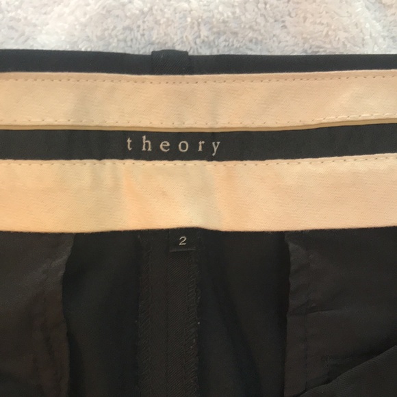 Size 2 black Theory pants, excellent condition! - Picture 2 of 4